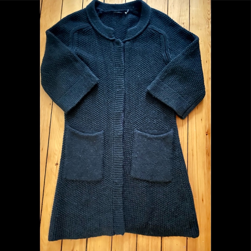 Ellie Tahari alpaca Beatrice sweater coat